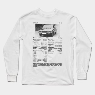 NSU Ro80 - technical data Long Sleeve T-Shirt